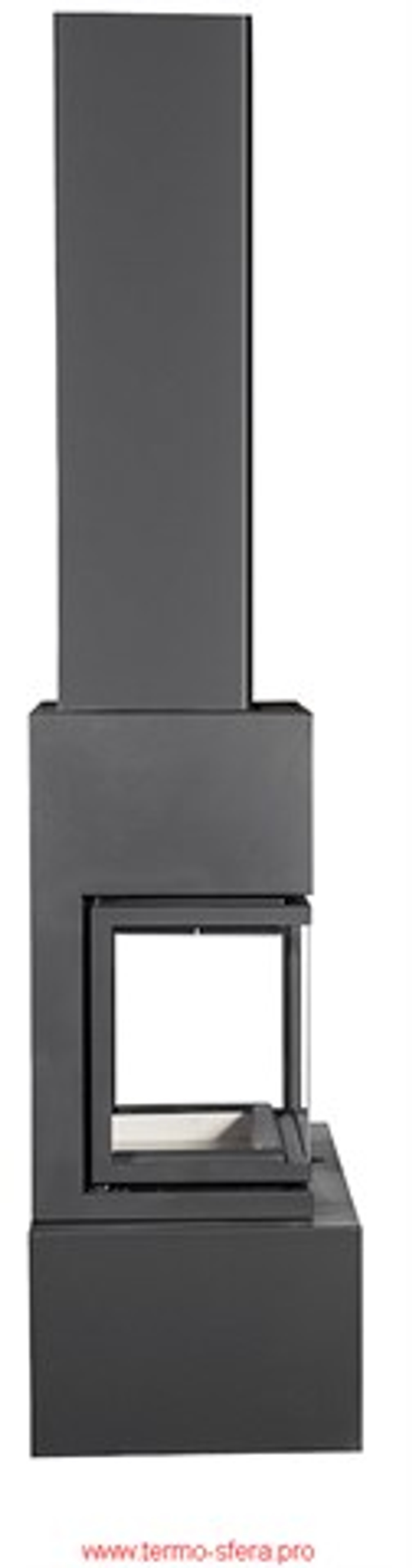 Камин МАДРИД на дровнике Гигант слева подовый