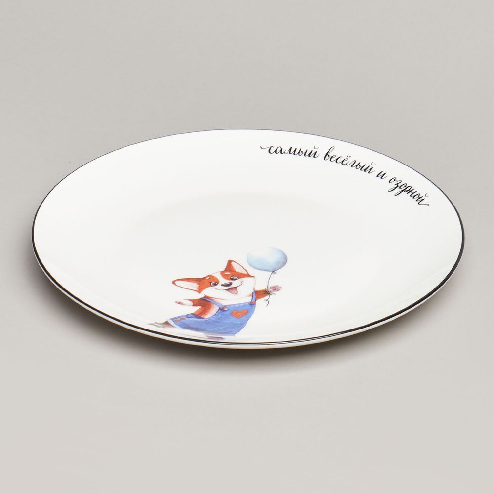 НАБОР ПОСУДЫ LEFARD САМЫЙ ОЗОРНОЙ, 3 ПР.: САЛАТНИК 470МЛ, ТАРЕЛКА 20СМ, КРУЖКА 220МЛ