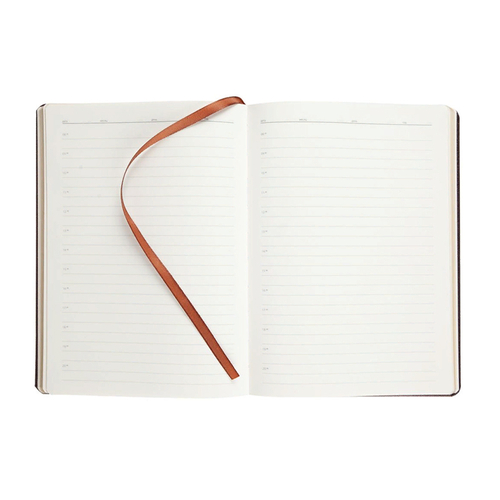 Ежедневник недатированный, коричневый c нанесением Logo Parker