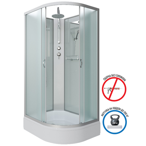 Душевая кабина Niagara Classic 110х90 L NG-33194-14LBKT без гидромассажа