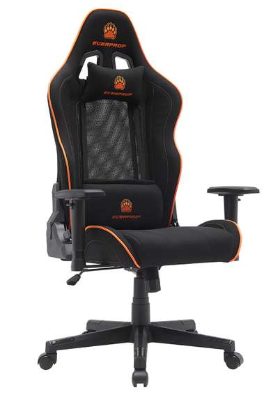 Стул для геймера Everprof Panther Ткань Оранжевый