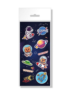Наклейки TRIX Cosmic детские, лист 98 х 210мм, в индивидуальной упаковке