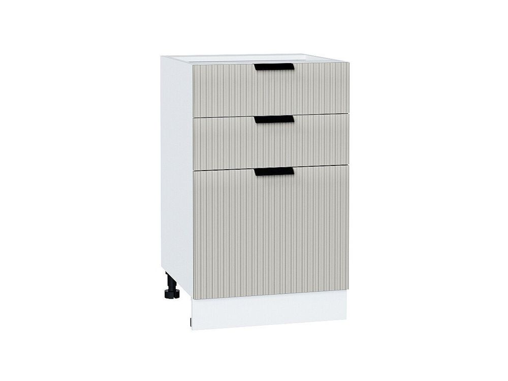 Шкаф нижний с 3-мя ящиками Евро Лайн