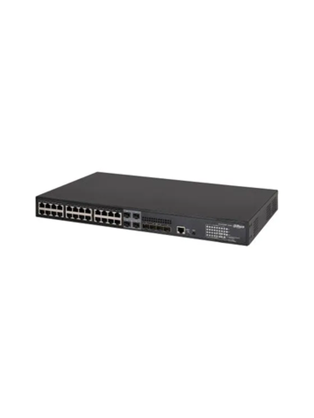 DH-AS5500-24GT4XF 28-портовый управляемый коммутатор, уровень L3, Порты: 24 RJ45 10/100/1000Мбит/с, 4 SFP+ 1000/10000Мбит/с(uplink)