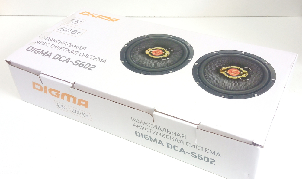 Автоколонки Digma DCA-S602 (16.5см/2шт)