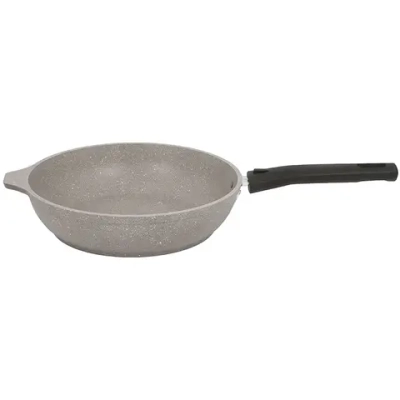 Сковорода 22*5см «Мраморная» (светлый мрамор) со съемной ручкой смс222а