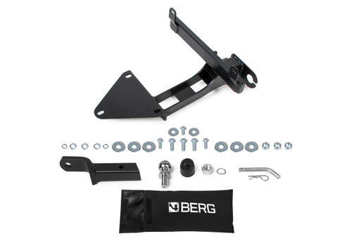 Фаркоп с элект. Smart, под квадрат для Lada Granta рестайлинг хэтчбек 2018-н.в./Kalina поколение хэтчбек 2013-2018, шар E, 900/75 кг, F.6017.001, Berg (паспорт, сертификат)