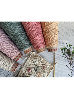 Пряжа  Баруффа. Люкс буретный шелк сатиновый блеск