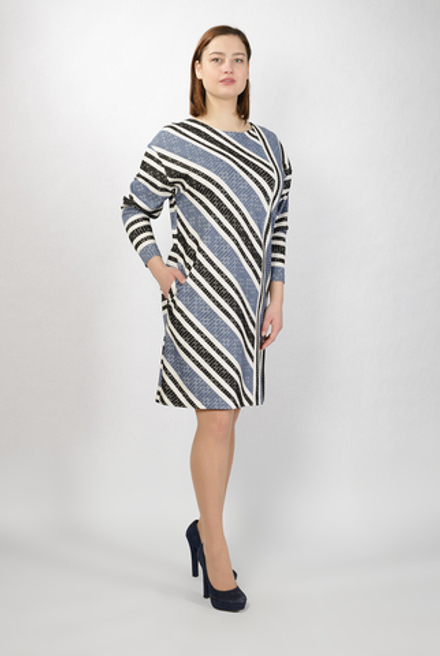 Платье-туника 2747ЛПА, полоска #112Па212747ЛПА