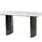 Обеденный стол Geometry 160х80 см, белая керамика