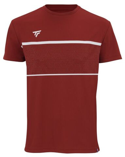 Мужская теннисная футболка Tecnifibre Team Tech Tee - красный