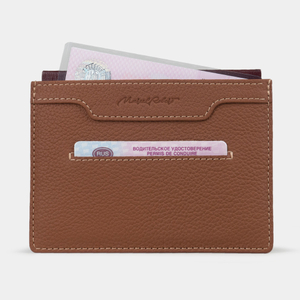 Обложка для автодокументов и паспорта Berlin из кожи теленка, цвета карамель