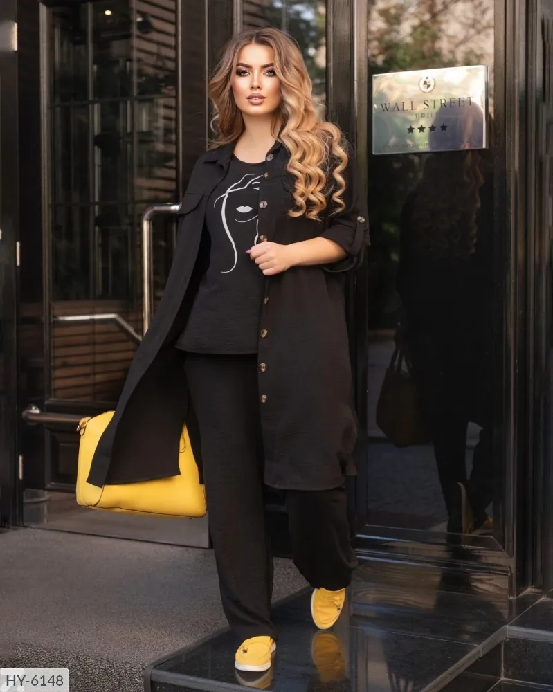 Костюм тройка FI-2783 Фабрика Моды