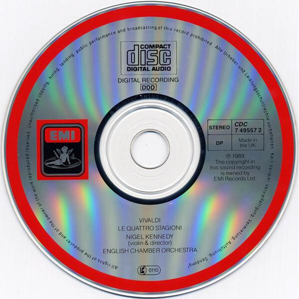 Nigel Kennedy, English Chamber Orchestra / Vivaldi: The Four Seasons (CD)