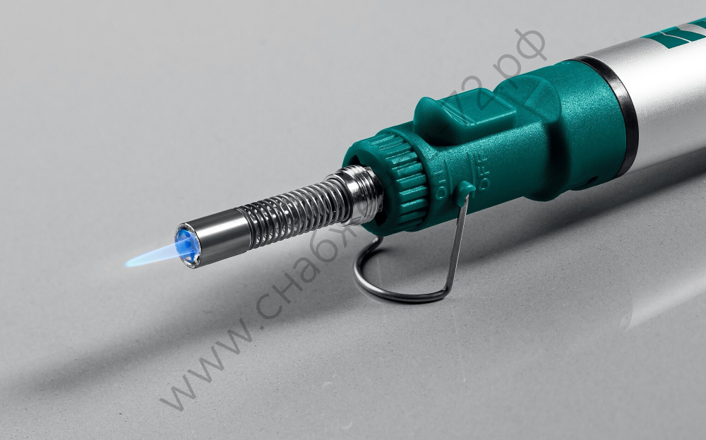 KRAFTOOL SolderGas 70A 30-70Вт 1300°С горелка, фен, набор 3-в-1, Газовый паяльник (55504-H3)