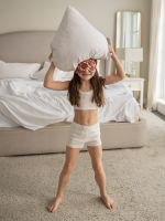 Пижама ажурная для девочки Mjölk Экрю, уценка