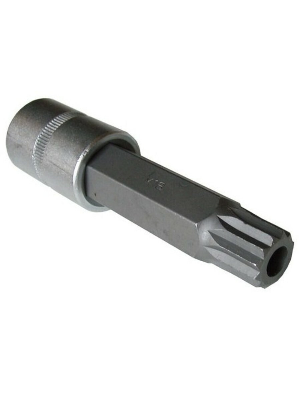 Головка-бита SPLINE 12-лучевая M16 с отверстием 1/2''(L-55мм) RockForce##Rock FORCE RF-34805516T