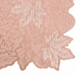 Салфетка на стол 30*45см «Кленовый лист» розовое золото