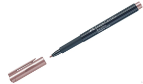 Маркер для декорирования Faber-Castell "Metallics", розовый металлик, пулевидный, 1,5мм 2 шт