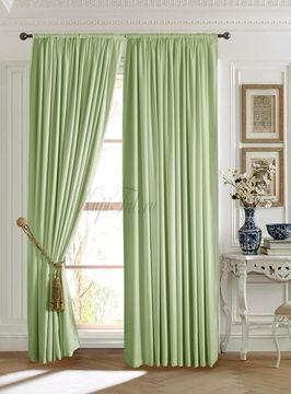 Mild (салатовый). Готовые шторы