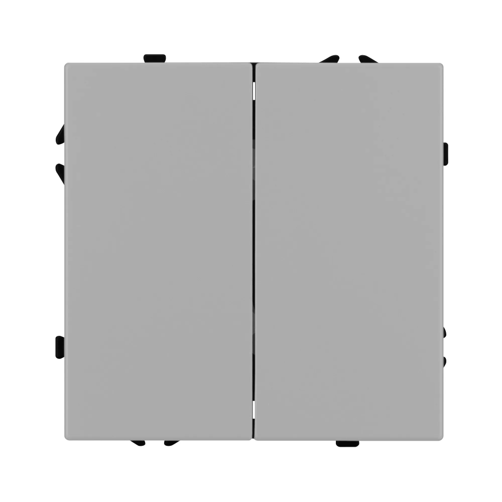 Механизм выключателя двухклавишный непроходной SWT-NOBE-MK02-SFPL-IS (230V, 10A) (Arlight, -) 059420