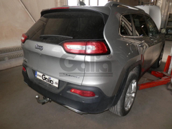 Оцинкованный фаркоп на Jeep Cherokee KL 2014-2018 (без электрики), Galia J013A