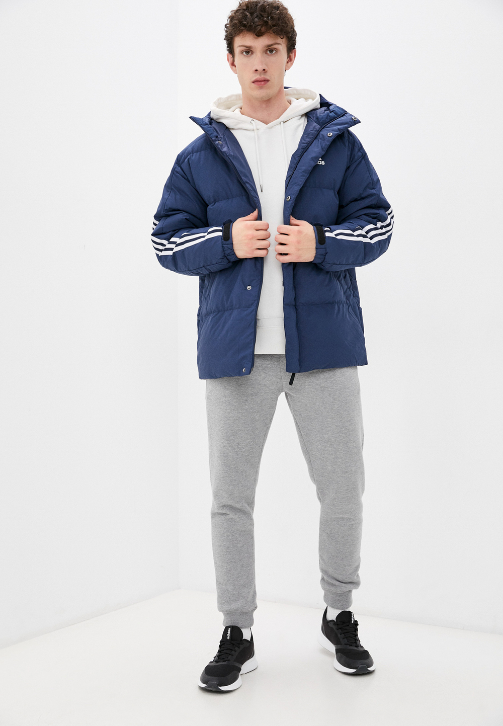 Пуховик мужской ADIDAS 3ST PUFFY DWN J, H20756 - купить по выгодной ...