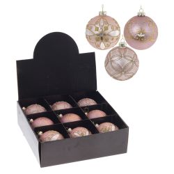 GAEM Набор из 9шт Украшение новогоднее "Шар", D 10 см, L33 W32 H10,5 см