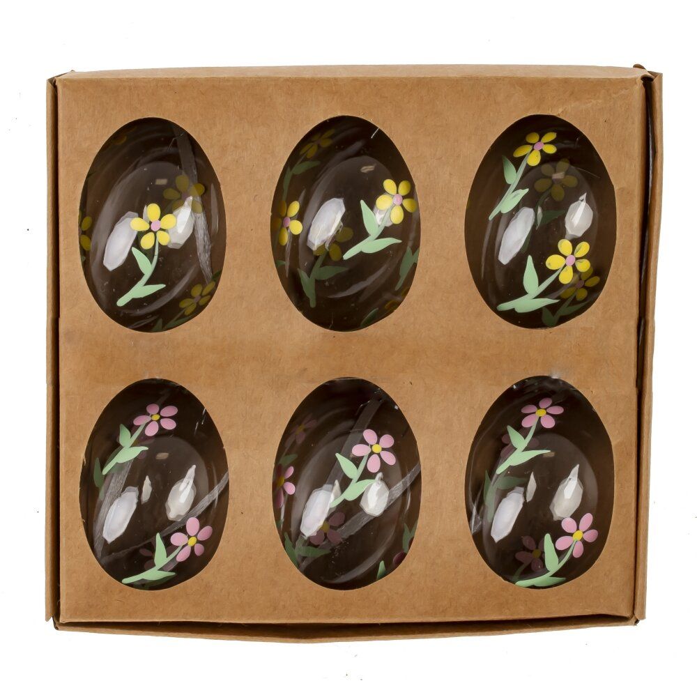 GAEM Набор из 6-ти изделий декоративных подвесных "Яйцо" (3,5*6,5), L13,5 W12,5 H3,5 см