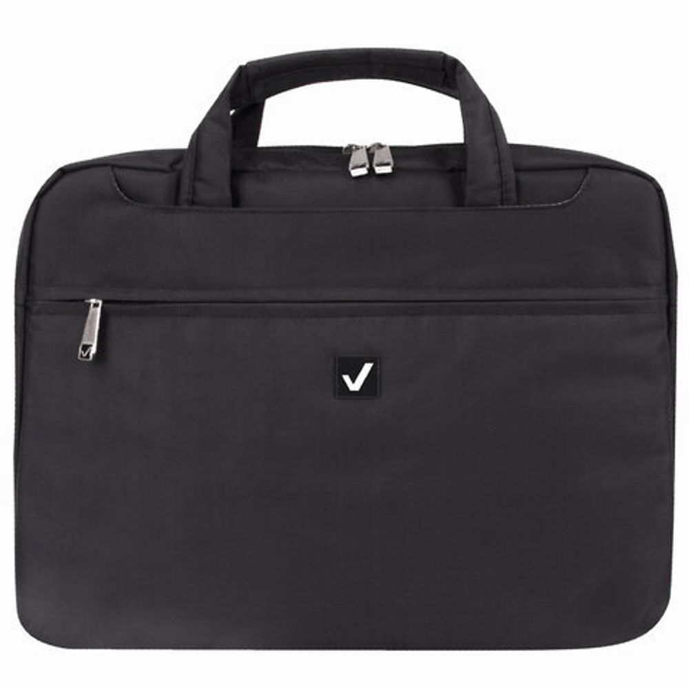 Сумка деловая BRAUBERG с отделением для ноутбука 13,3", "Chance", 3 кармана, черная, 35х25х4 см, 240455