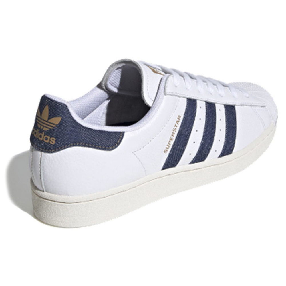 Кроссовки Adidas Originals Superstar White Dark Blue