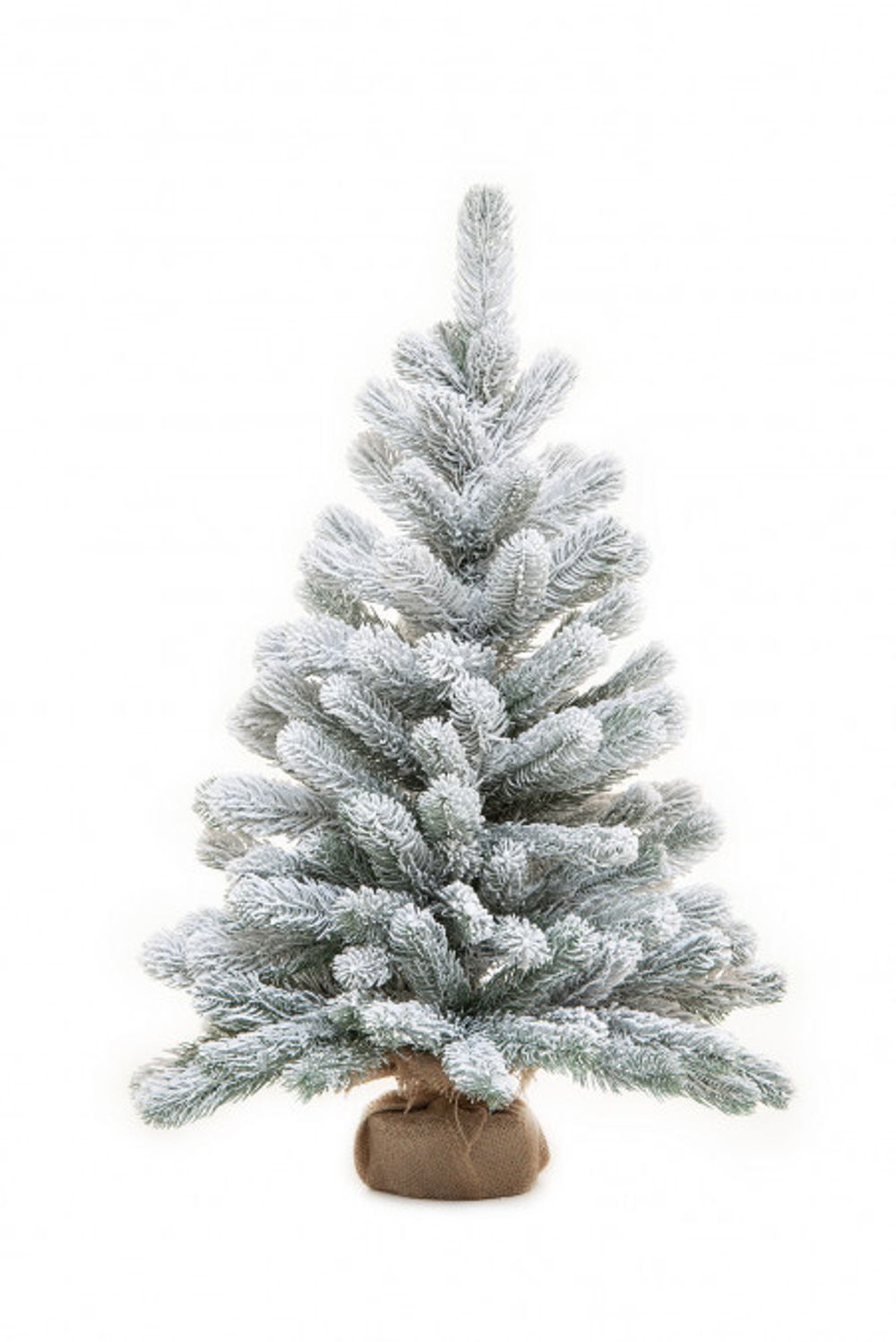 Настольная заснеженная елка "Метелица" (литая хвоя) 60 см / 90 см