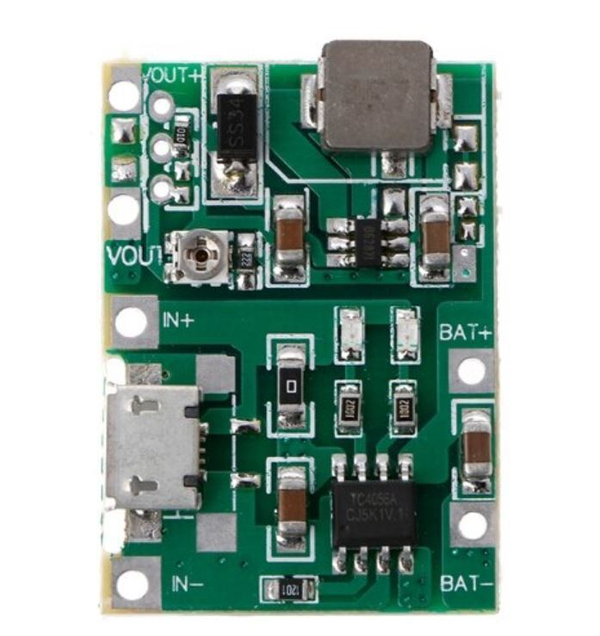 Модуль заряда ET TP4056/MT3608-USBin-CVUP