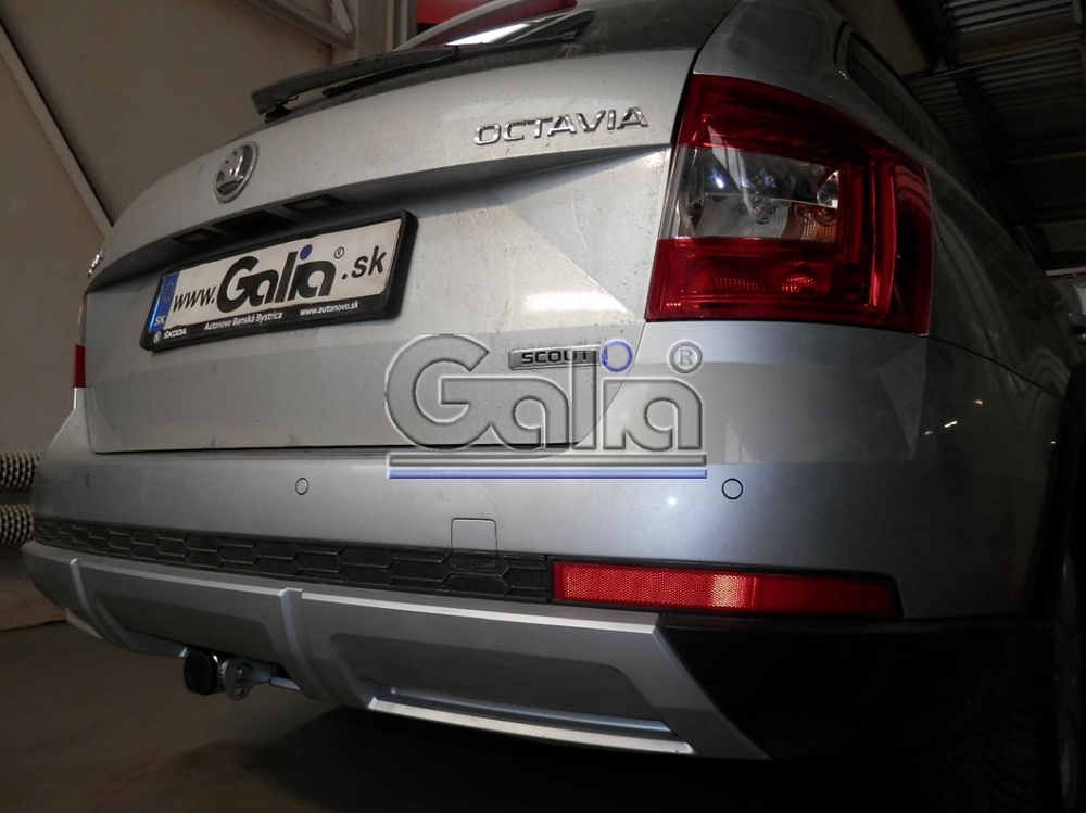 Фаркоп оцинкованный Galia S105C для Skoda Octavia седан/универсал 2013-(паспорт и сертификат в комплекте)(без электрики)