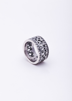"Макатава" кольцо в серебряном покрытии