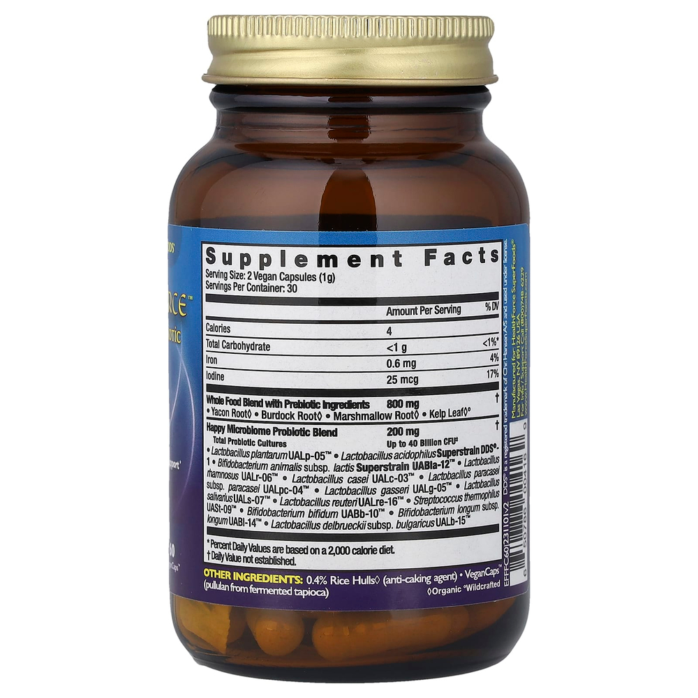 HealthForce Superfoods, Friendly Force™, Ultimate Probiotic, 60 VeganCaps™