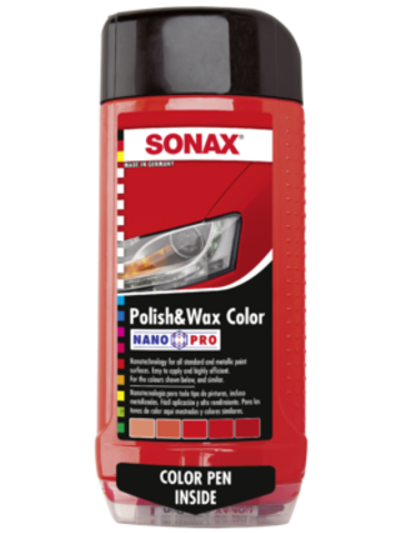Полироль с воском красная SONAX NanoPro0.5 л 296400