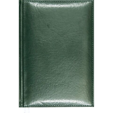 Ежедневник недат. А5 Attomex Visa 272стр., тм. зеленый, тв.обл., кожзам, ляссе, 70г/м2