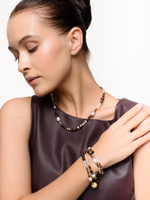 Чокер "Pearl hematite" Gold