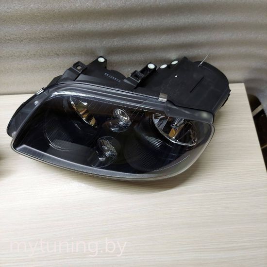 Передние фары black для VW Caddy Touran