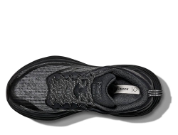 Кроссовки для бега мужские Hoka Bondi 9 M Черно-серебристые