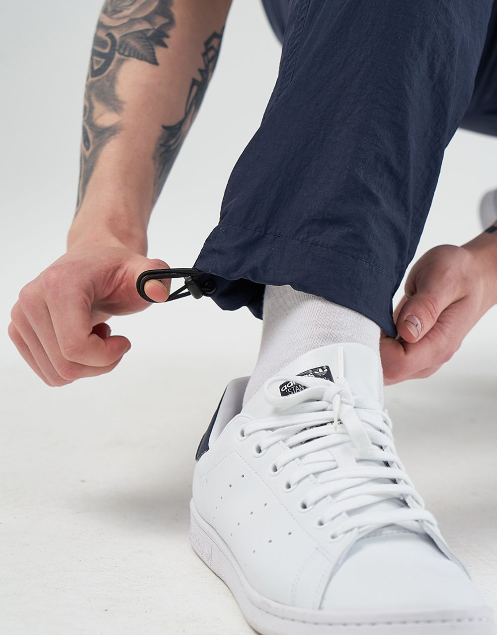 Брюки We Don’t Care Crinkle Nylon Pants Navy