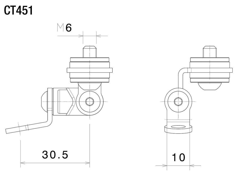 Rizoma Кронштейн бачка CT451