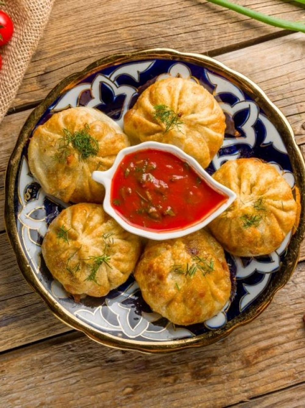 Манты жареные
