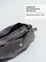 сумка через плечо средняя натуральная замша