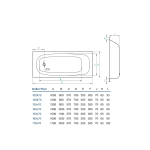 Стальная ванна Koller Pool B70E1200E белая