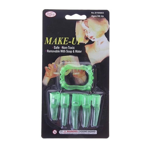 Прикол набор челюсть и когти "Вампира"