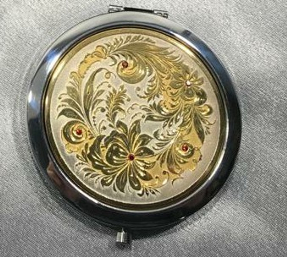 Ручное зеркало "Райские цветы"