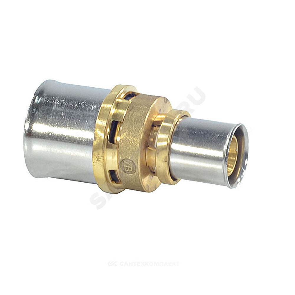 Муфта переходная для МП/PE-X труб латунь пресс Дн 32х26 RM103 Giacomini RM103Y022