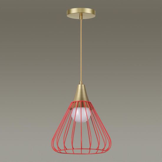4450/1 УЦЕНКА SUSPENTIONI LN20 247 красный Подвес E27 1*60W 220V DAMI